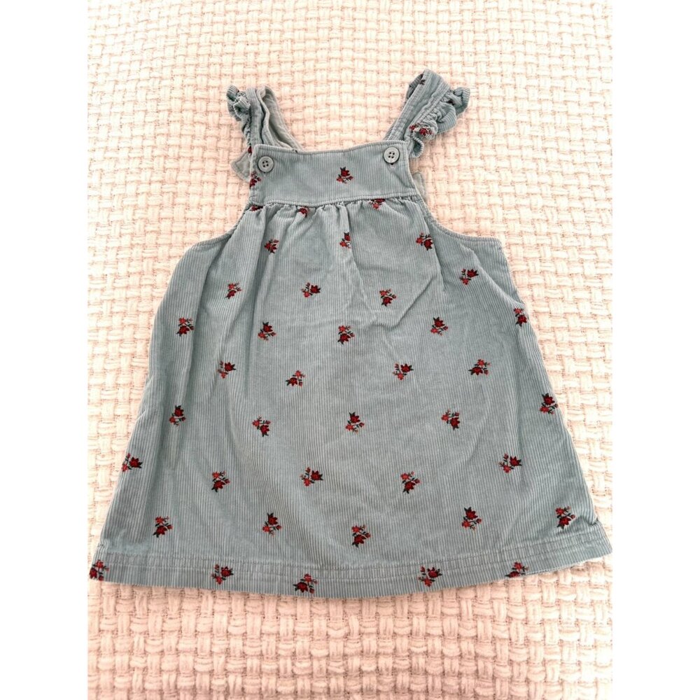 Carter's Pale Turquoise Floral Jumper